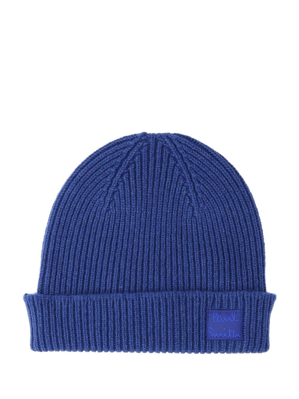 Paul Smith Cashmere And Merino Wool Hat - Blue