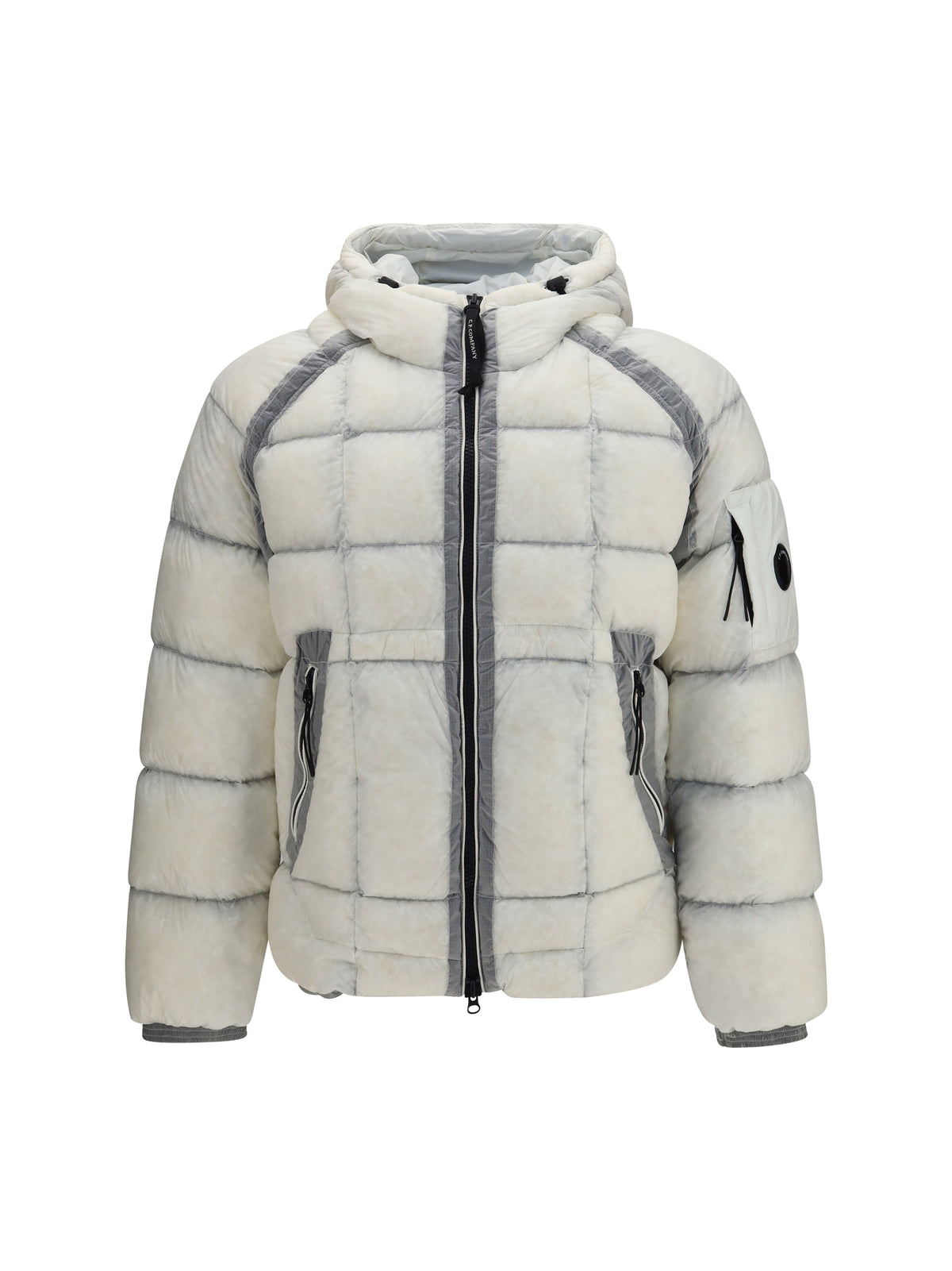 C.P. Company Padded D.D. Shell Hooded Down Jacket - Gauze White
