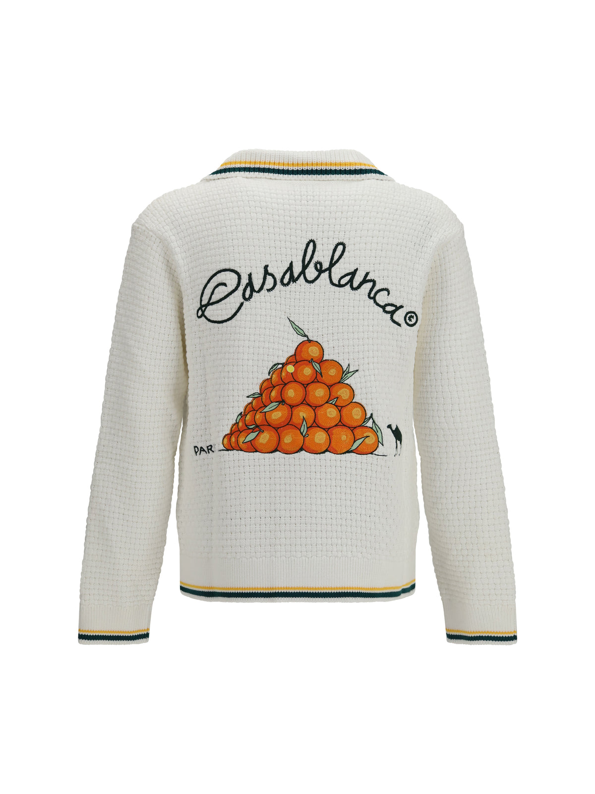 Casablanca Embroidered crochet Shirt - Pyramid Of Oranges