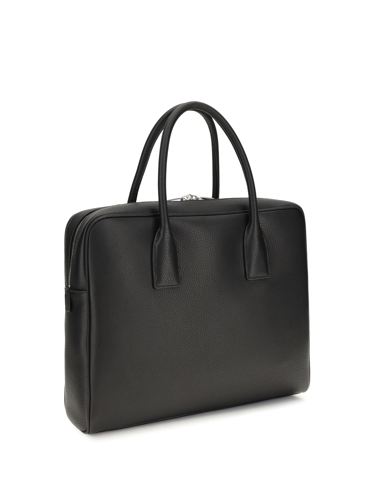 Saint Laurent BV Bowling Brief Handbag - Black