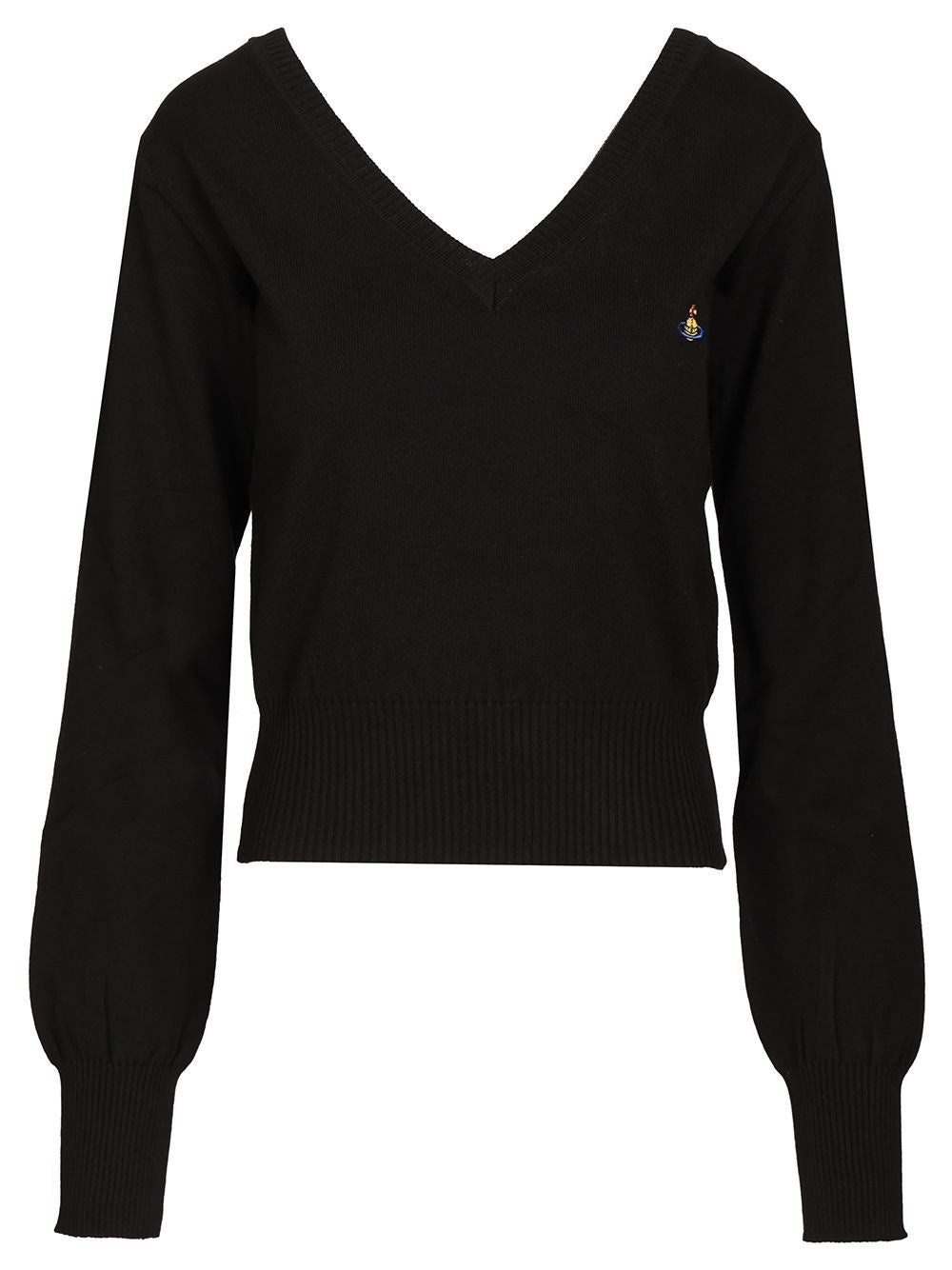 Vivienne Westwood Beatrice Cotton And Cashmere Sweater - Black