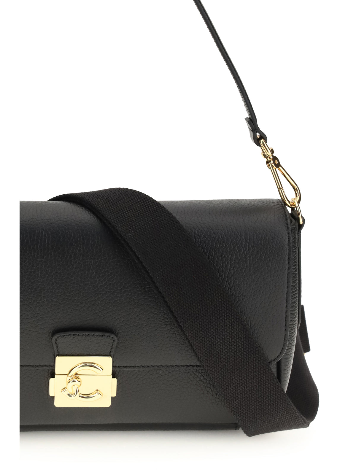 Coccinelle C-Me Lock medium Shoulder Bag - Noir