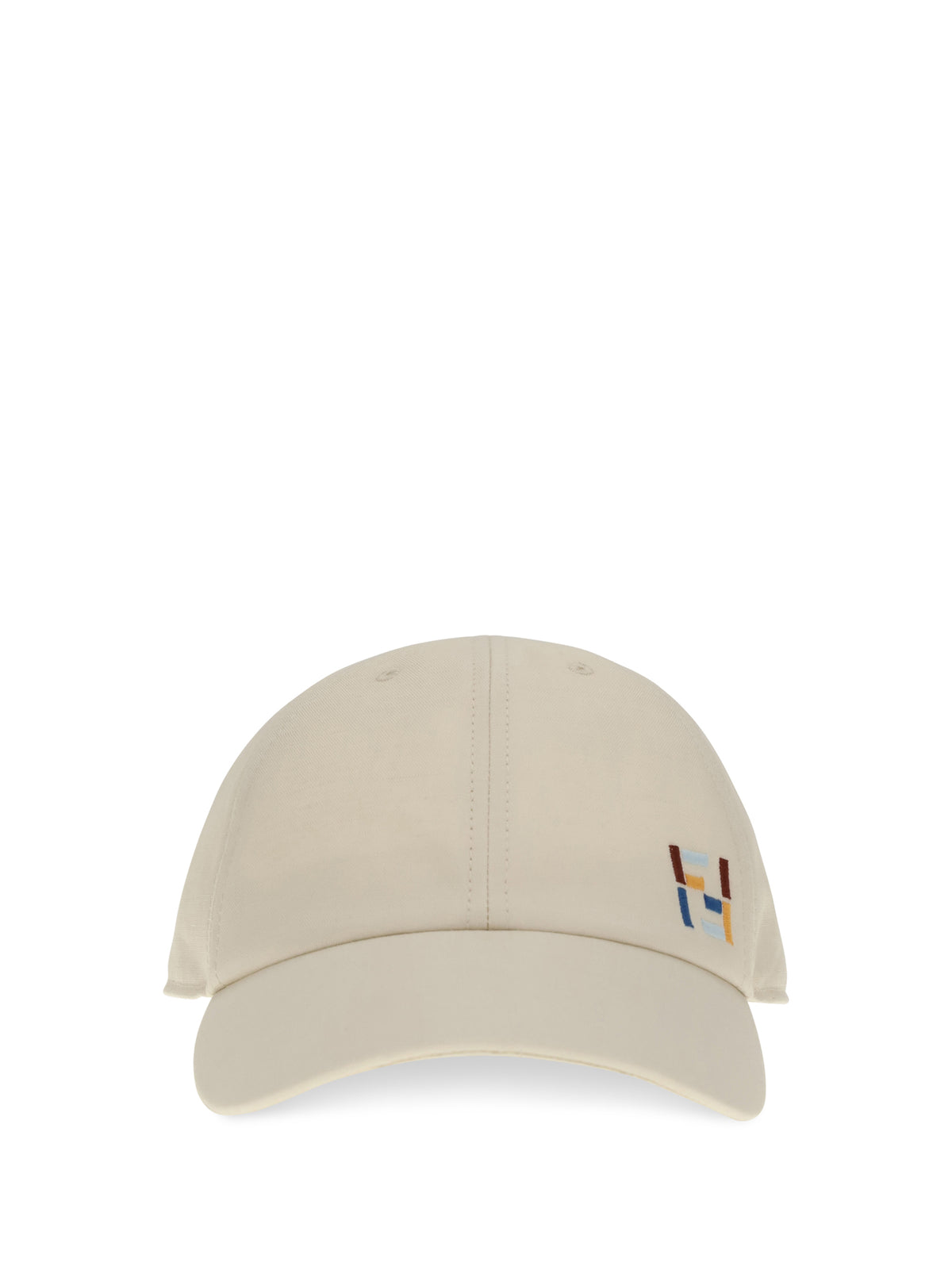 Fendi Baseball Cap with logo - White