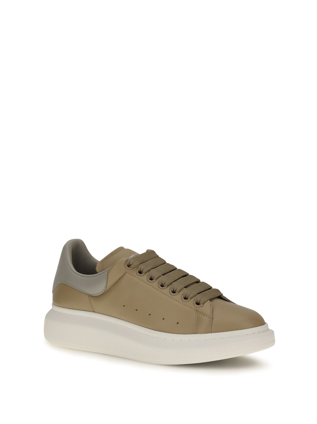 Alexander McQueen Leather Sneakers - Sand/Stone
