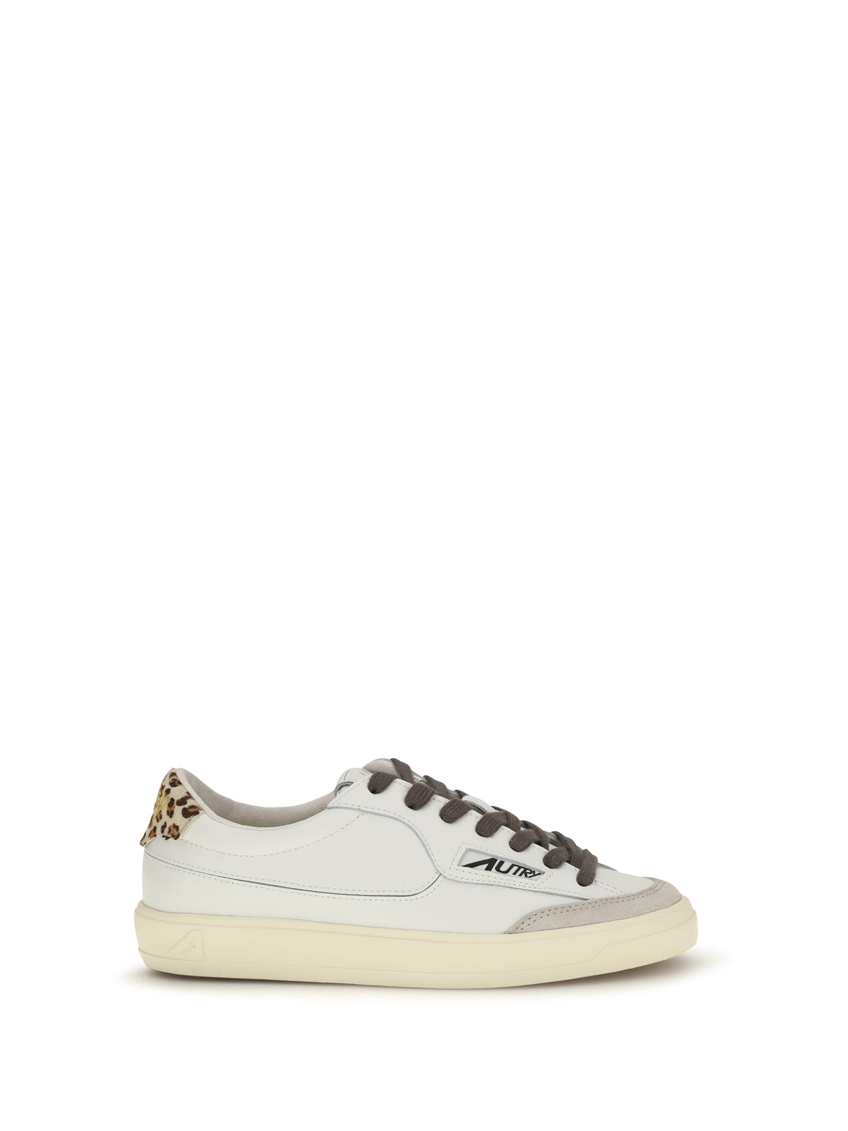 Autry Windscape Low leather Sneakers - White/Stonehenge/Leo