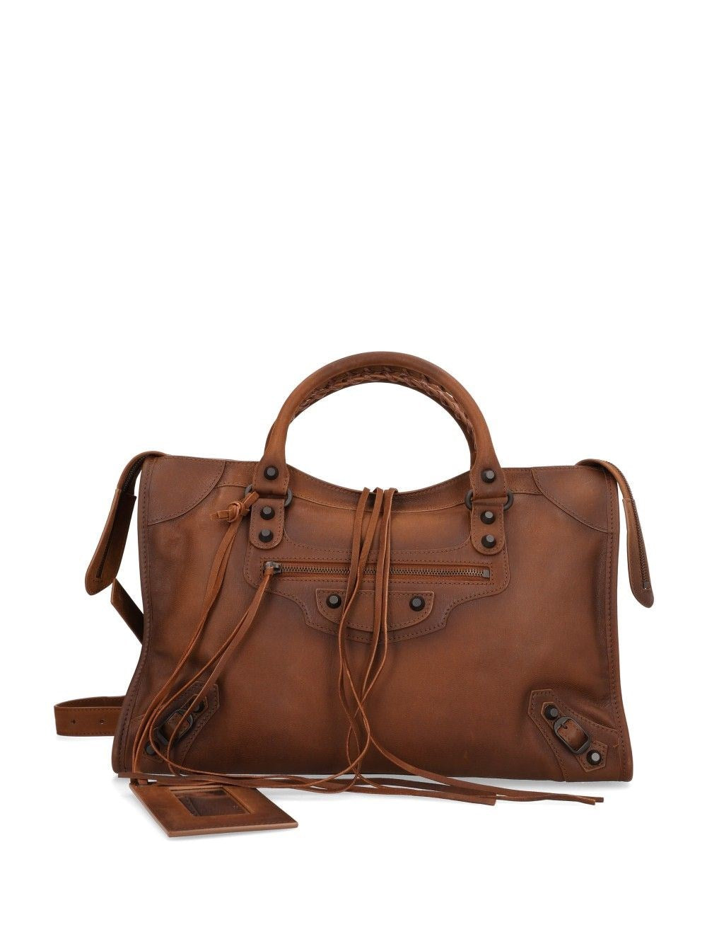 Balenciaga "Le City Media" Bag - Brown