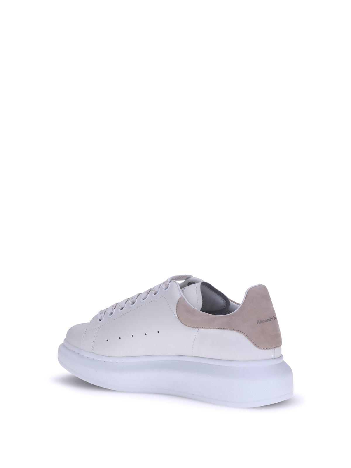 Alexander McQueen Leather Sneakers - Off White