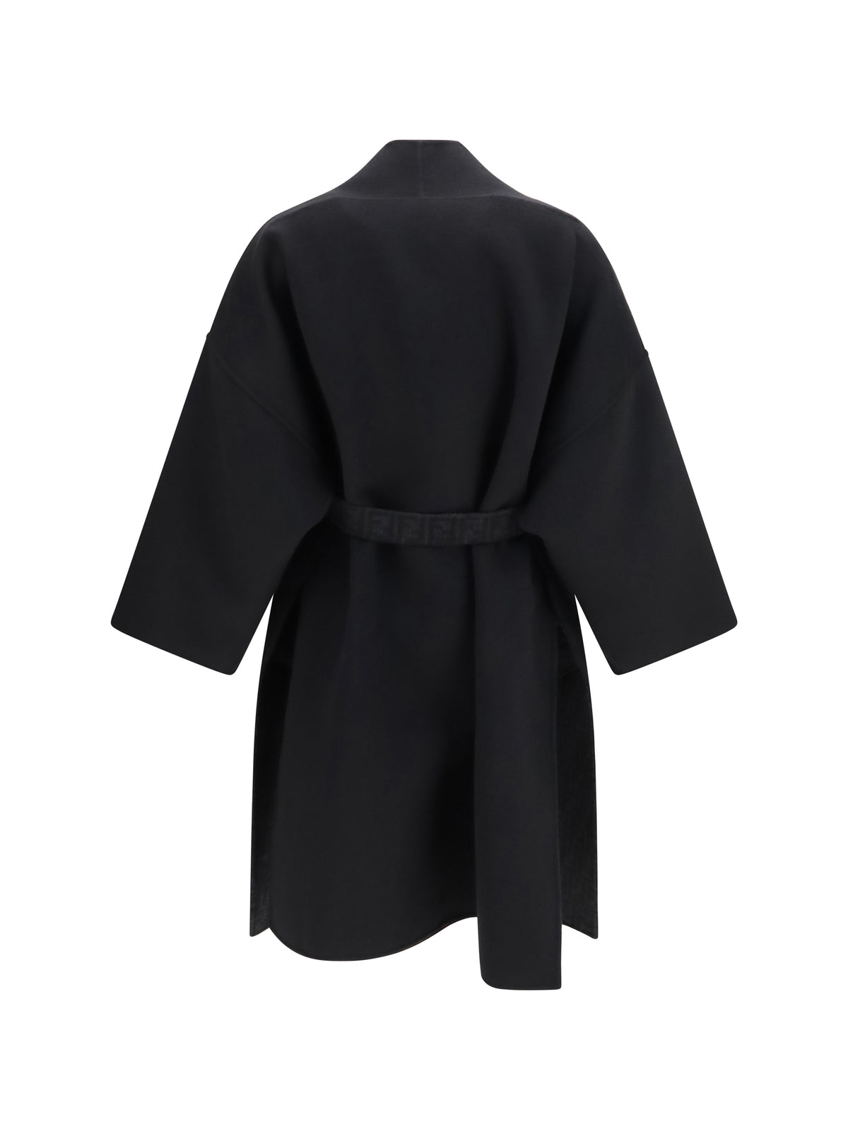 Fendi FF Zucca wool Coat - Black