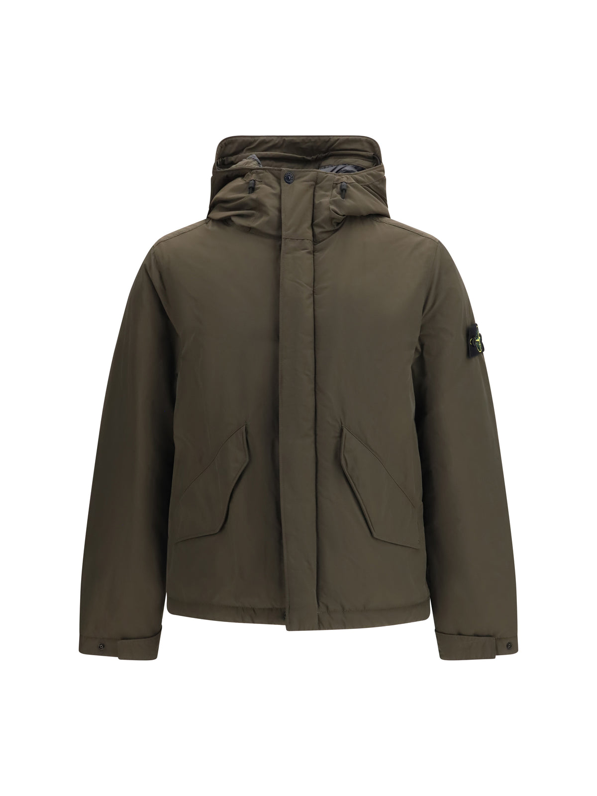 Stone Island Padded micro twill Jacket - Coal Grey