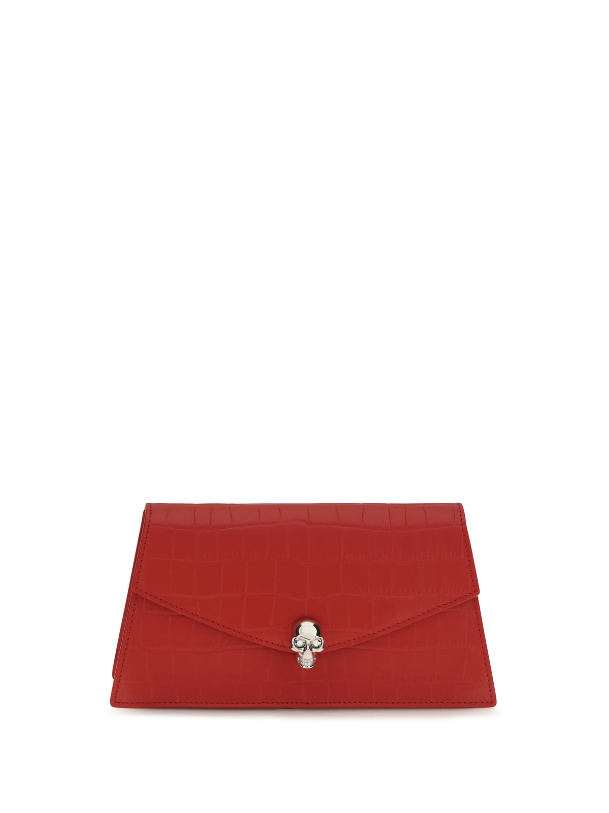 Alexander McQueen Mini Skull Clutch - Red