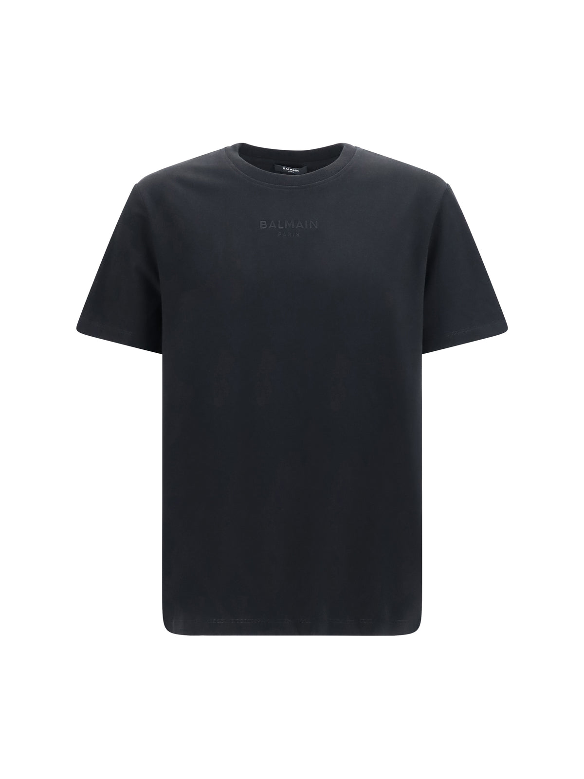 Balmain Embroidered logo T-shirt - Noir/Noir