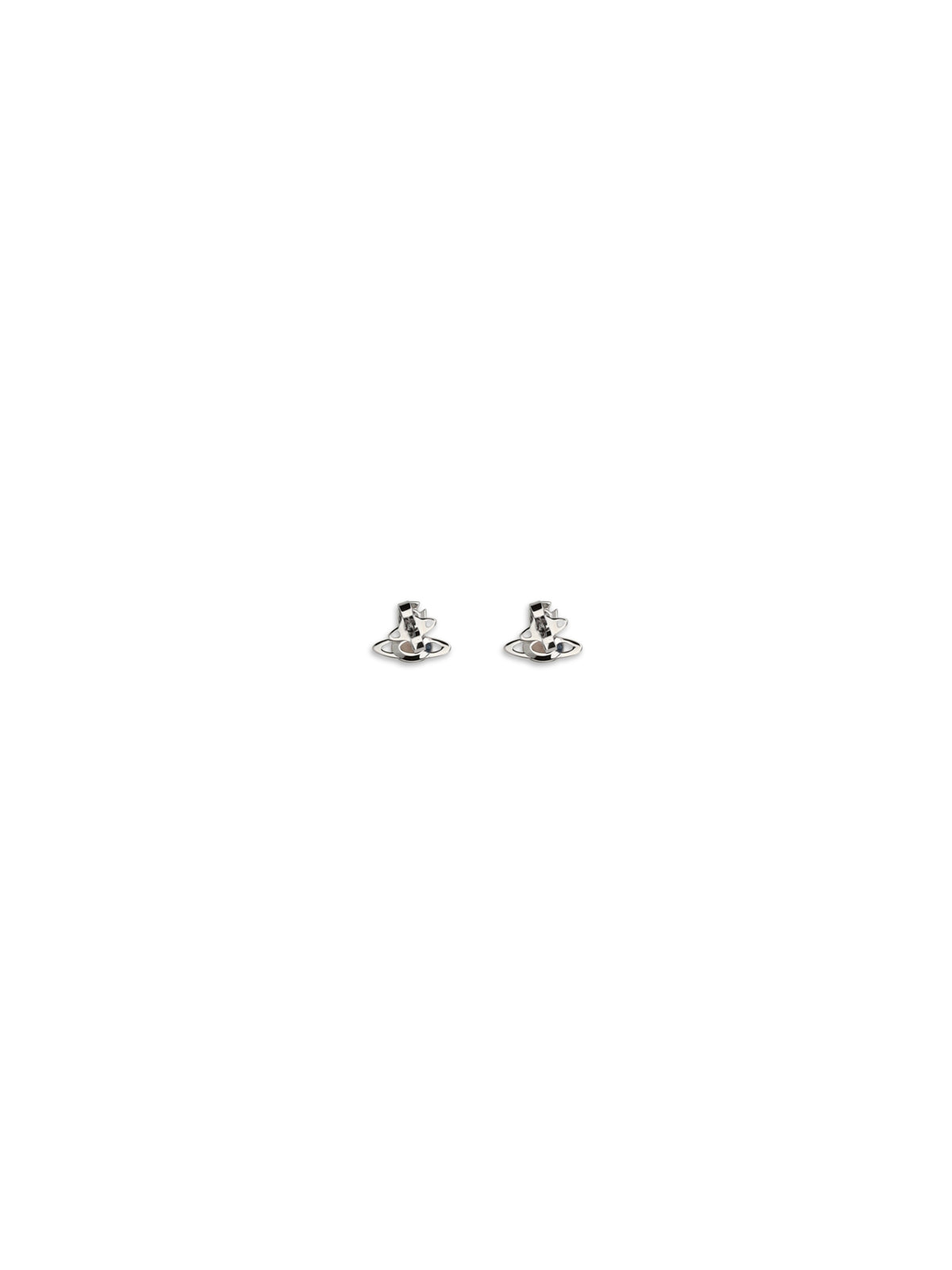 Vivienne Westwood Allie Earrings - Platinum / Light Brown Cz