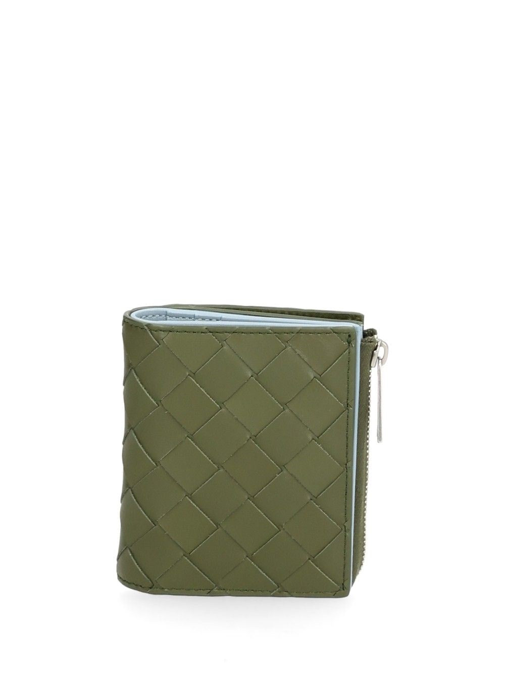 Bottega Veneta Intrecciato Bi-Fold Wallet - Green
