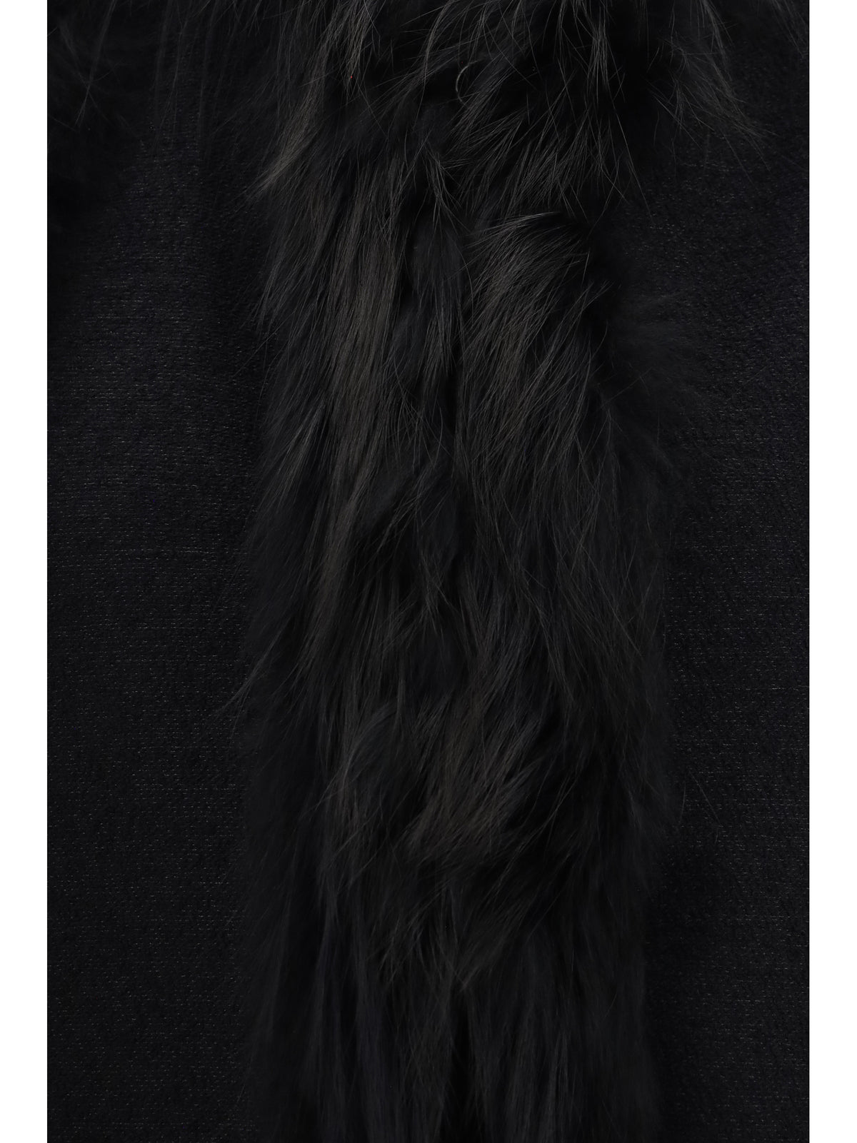 Fendi Wool and fox Fur Gilet - Black