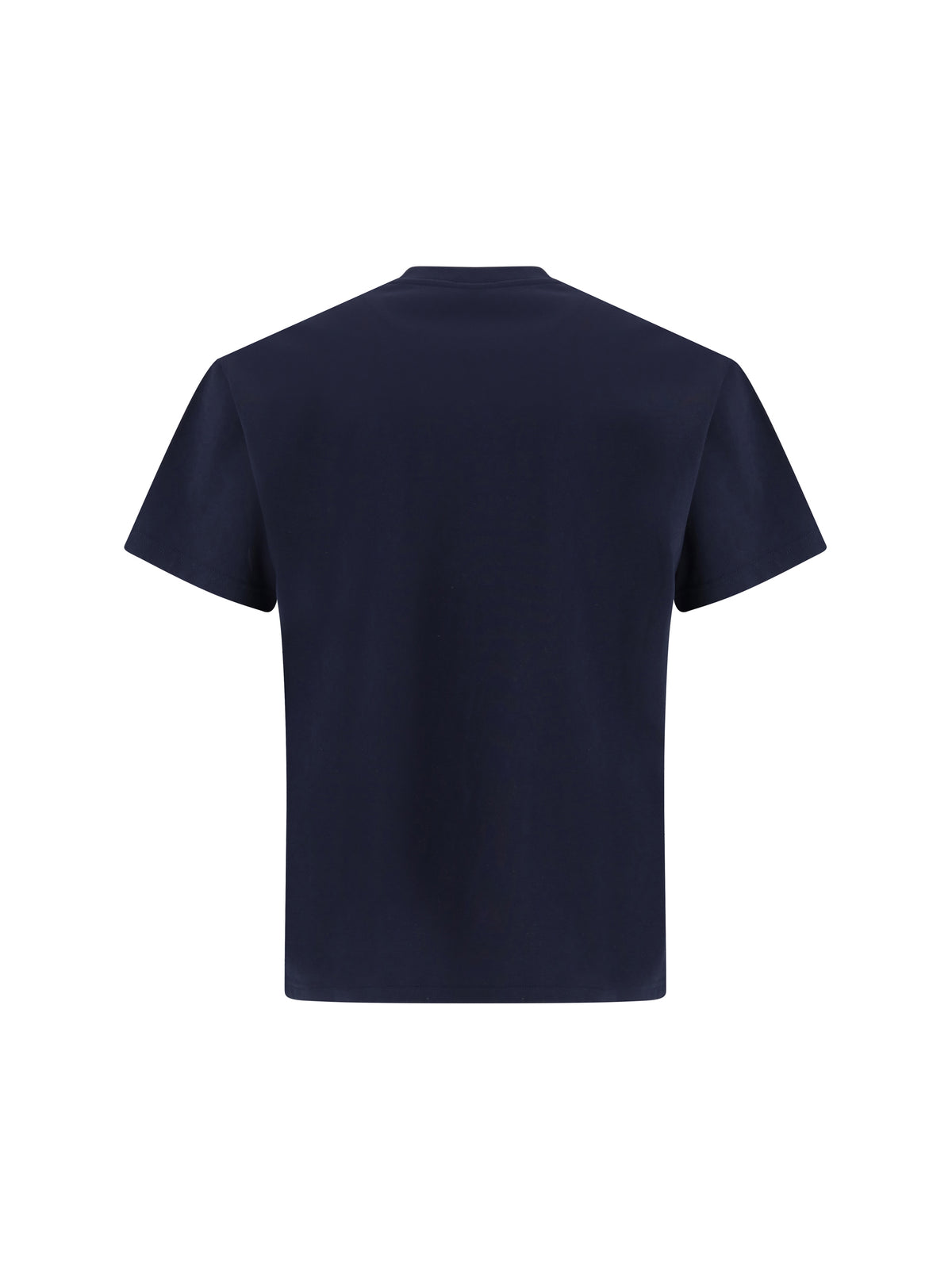Givenchy Cotton T-Shirt with logo patch - Dark Navy
