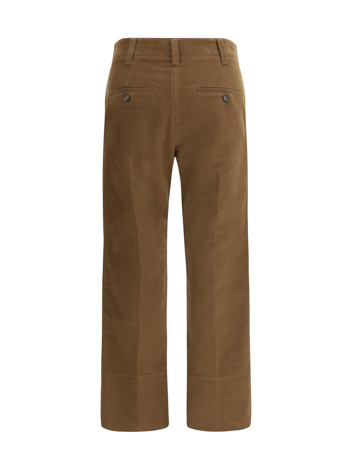 Brunello Cucinelli Stretch cotton cigarette Pants - Cacao