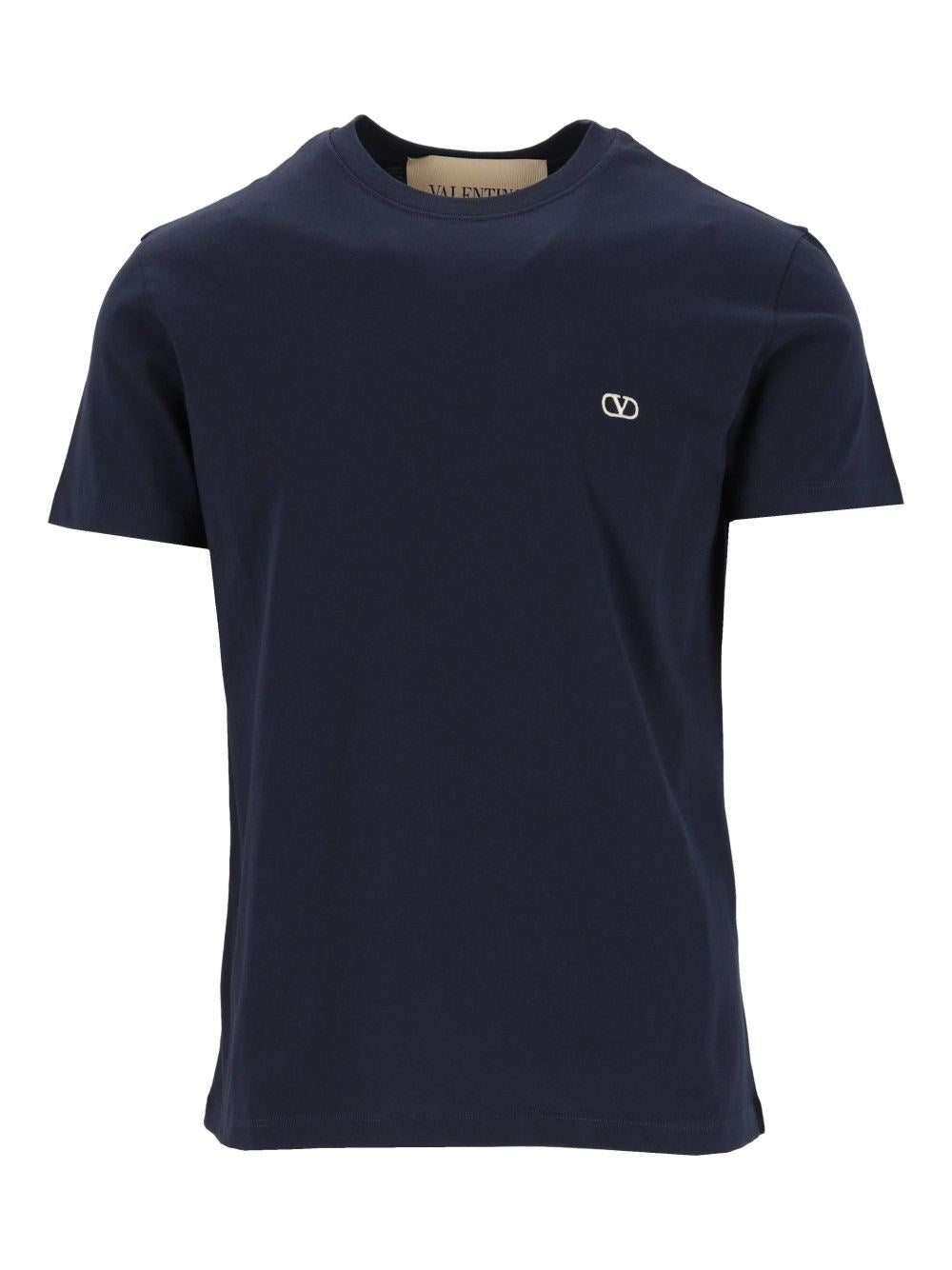 Valentino Garavani Cotton Jersey T-Shirt - Blue