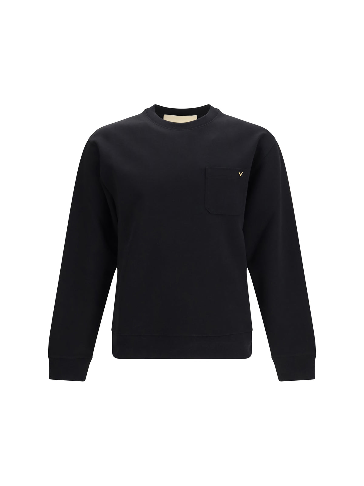 Valentino Cotton jersey crewneck Sweatshirt - Black
