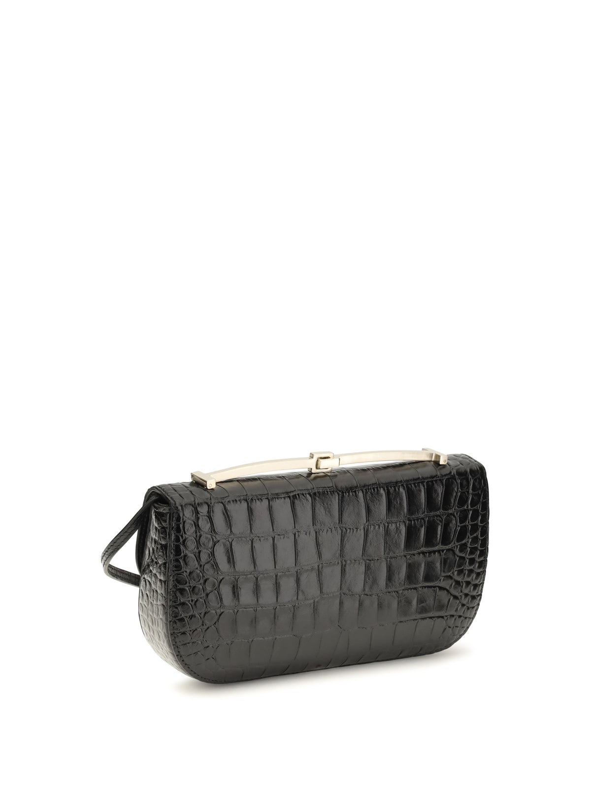 Tom Ford Crocodile-print leather Shoulder Bag - Black