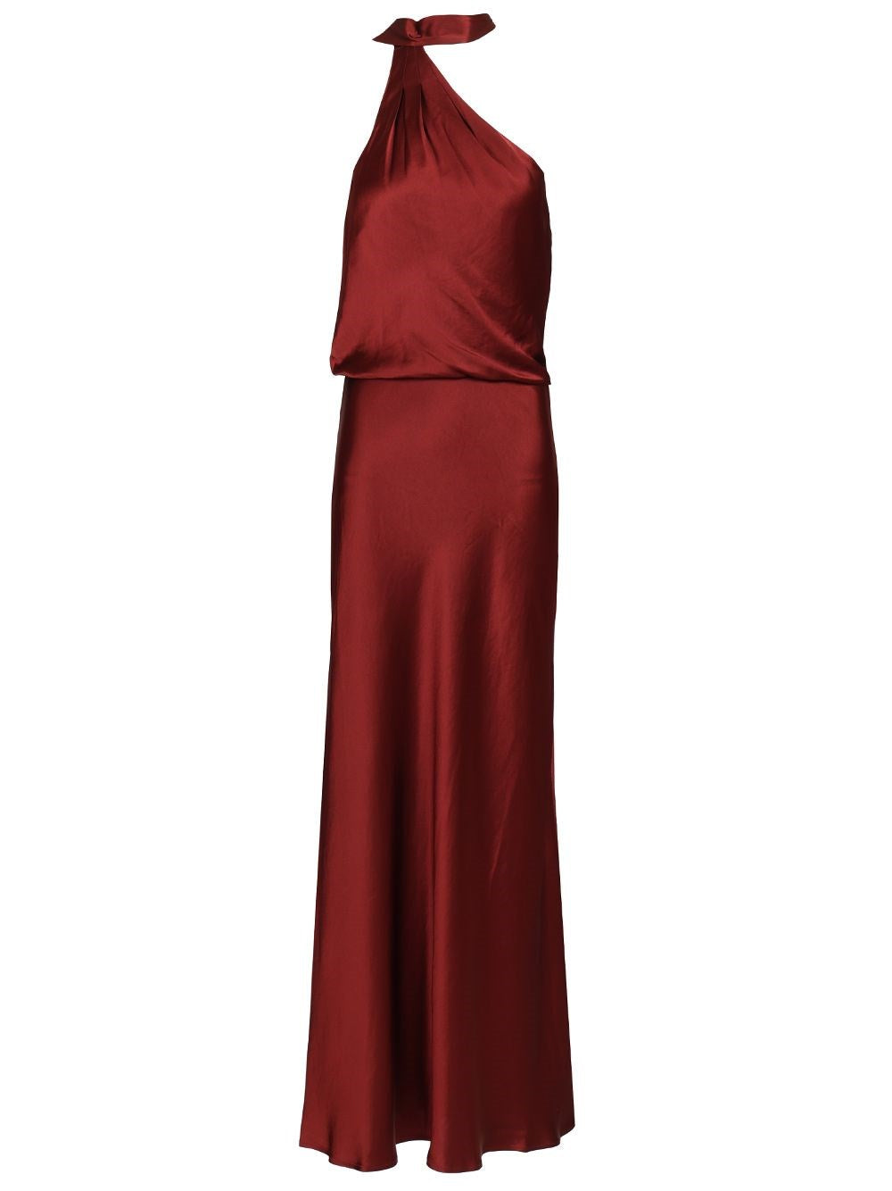Staud Estelle Long Dress - Bordeaux