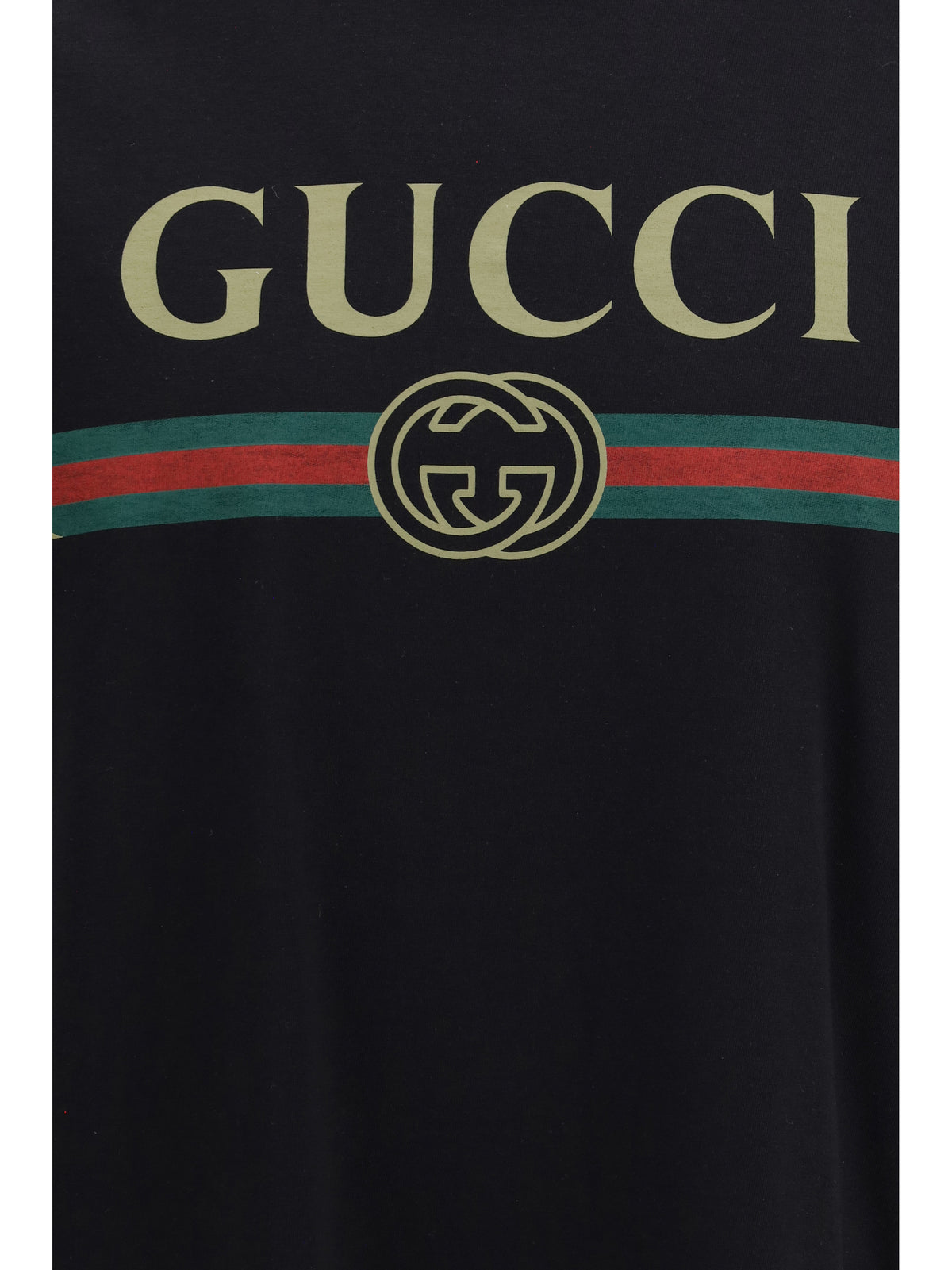 Gucci Printed silk-blend jersey T-shirt - Black/Mc