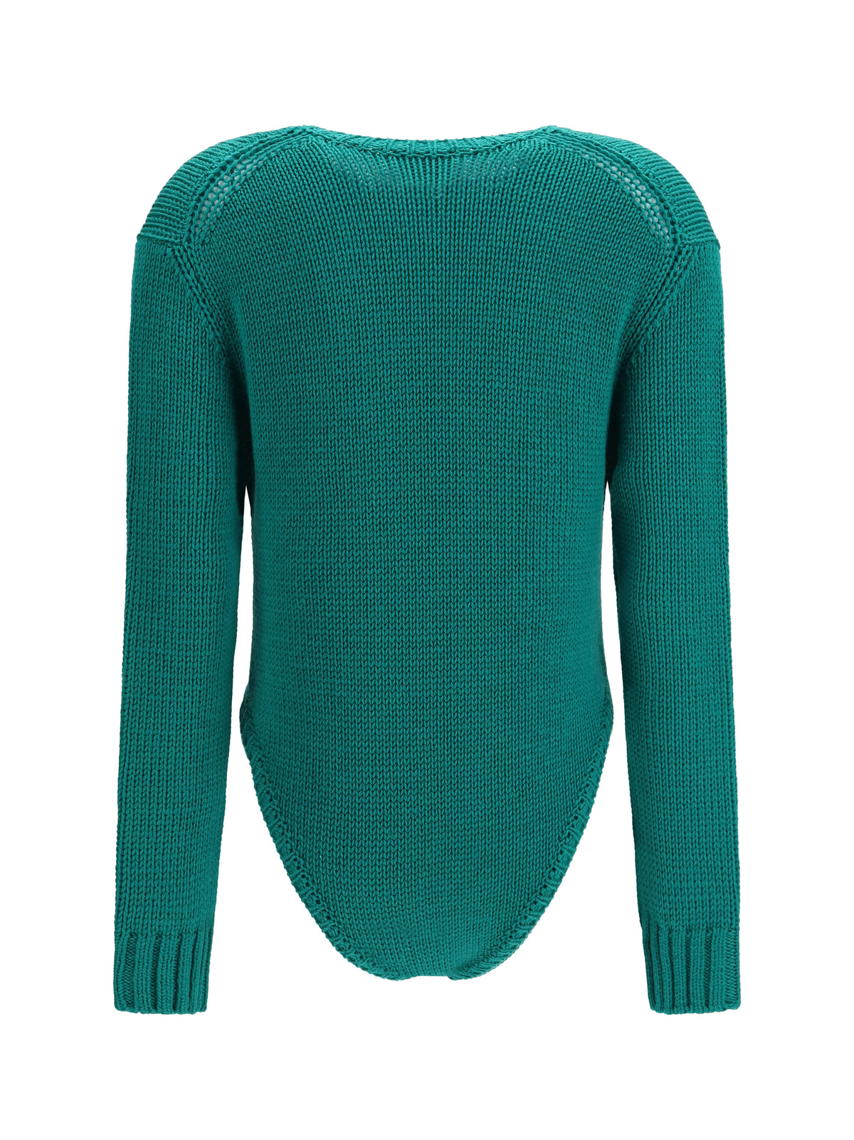 Forte_forte Cable-knit wool Bodysuit - Royal