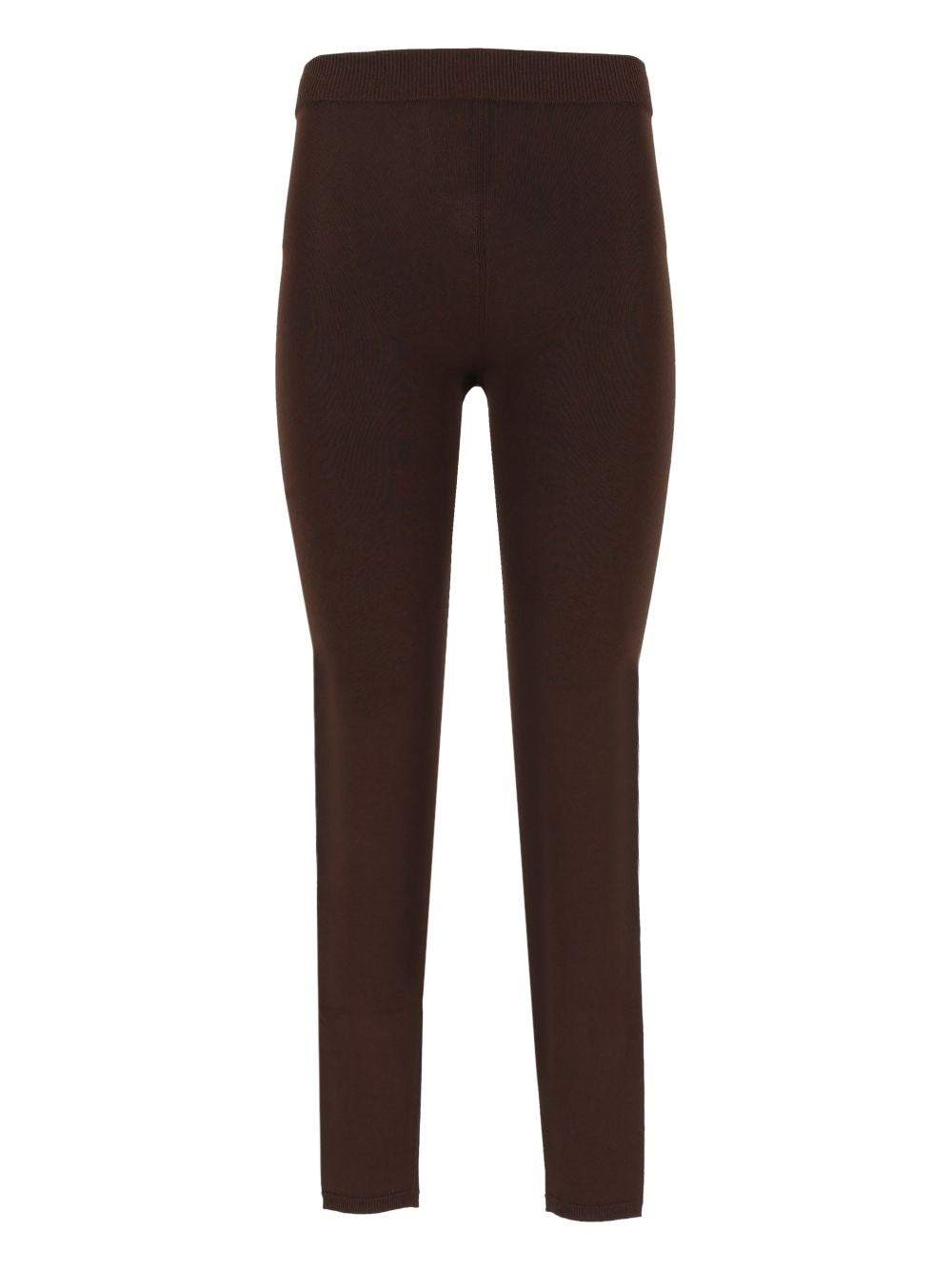 Balenciaga "Athletic" Knitted Leggings - Brown