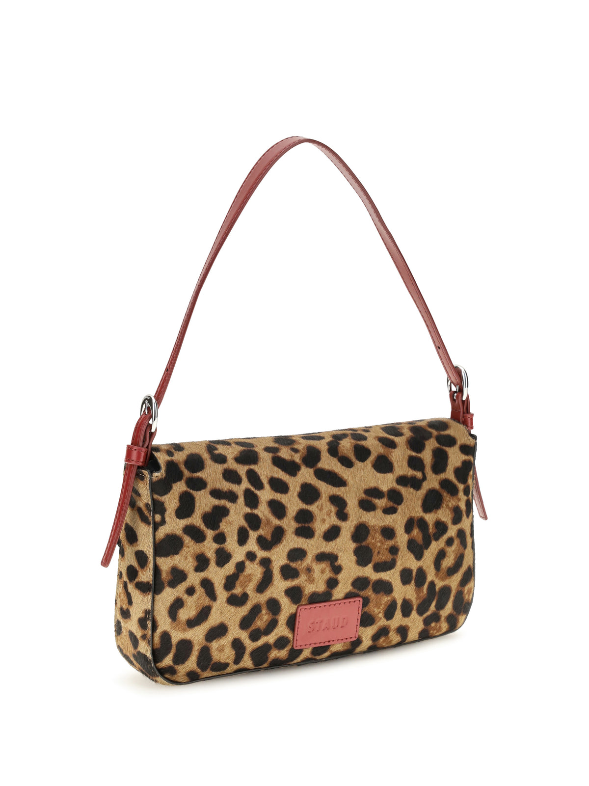 Staud Leopard Harlow Shoulder Bag - Cheetah