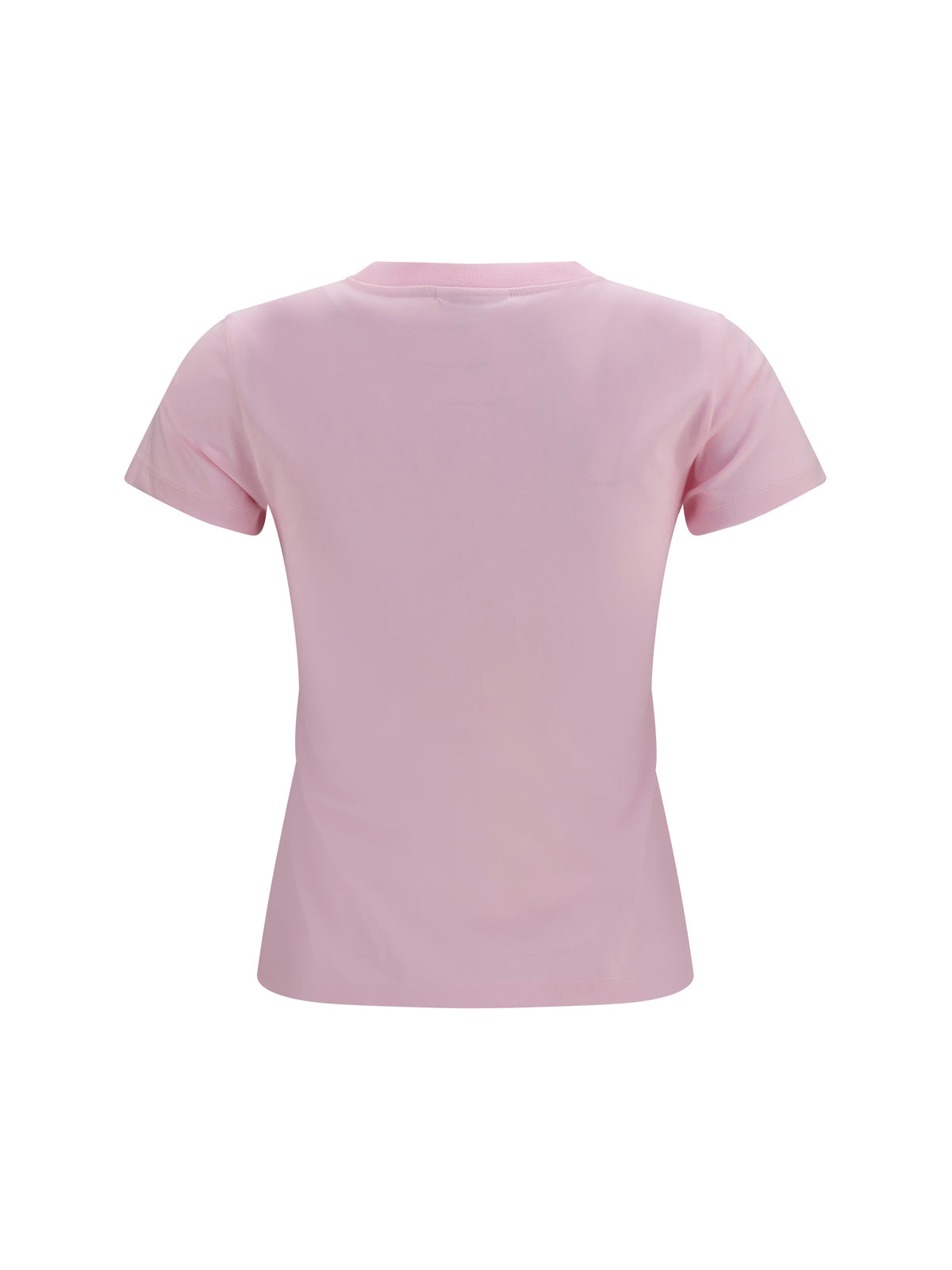 Ganni Teddy Forest baby fit cotton T-shirt - Chalk Pink