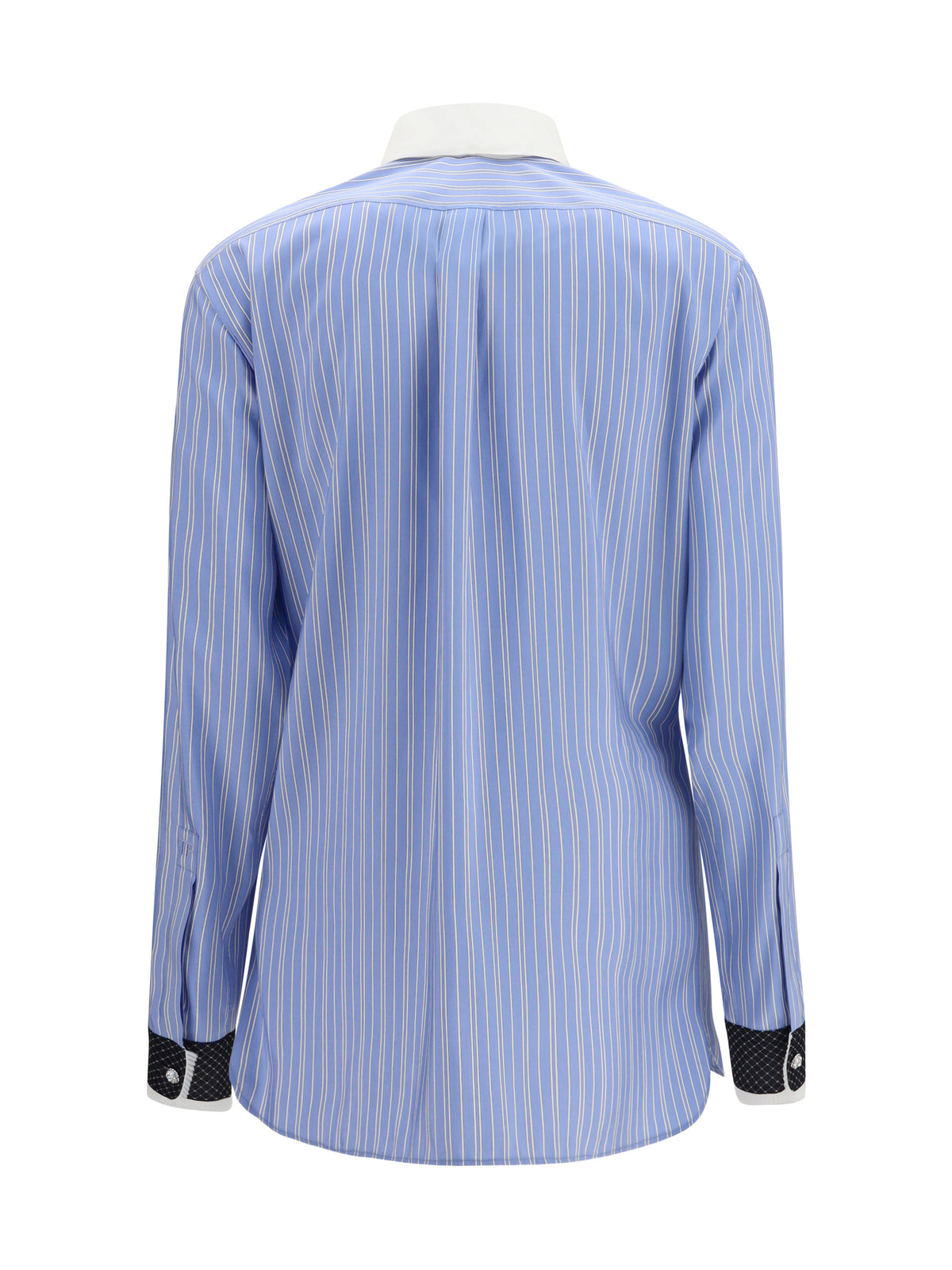 Tom Ford Striped jacquard Shirt - Combo Light Blue & White