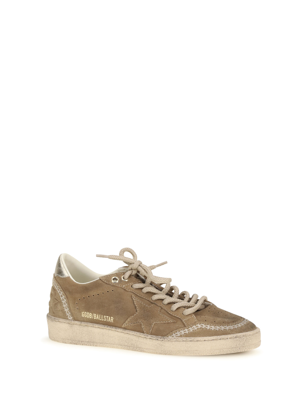 Golden Goose Ball Star Sneakers - Tobacco/Gold