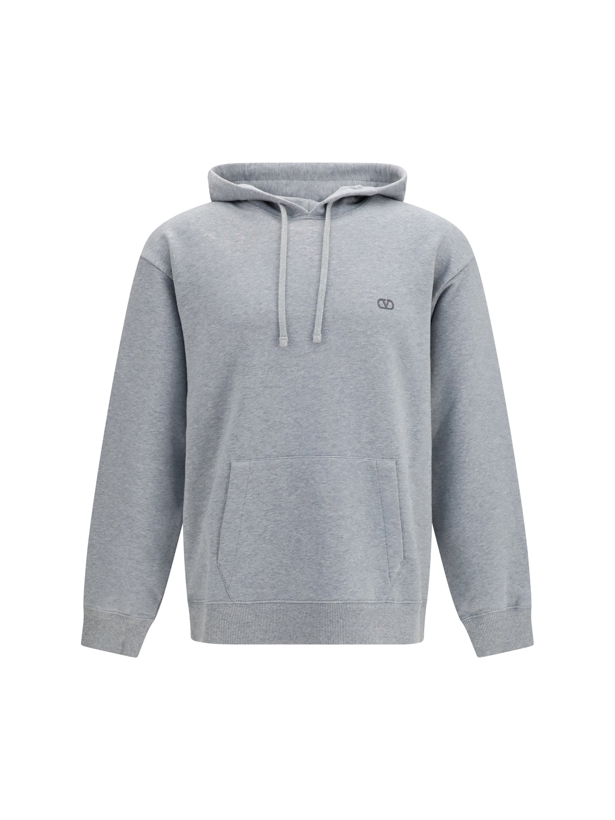 Valentino VLogo Signature Hoodie - Grey Melange