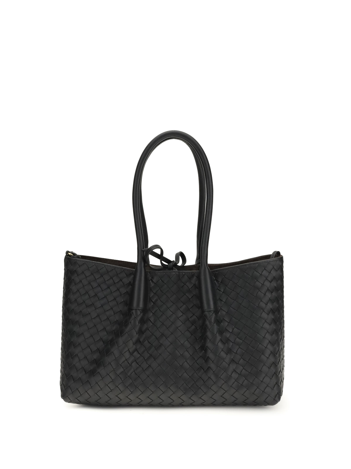 Bottega Veneta Pinacoteca Tote Bag - Black/Fondant-M Br