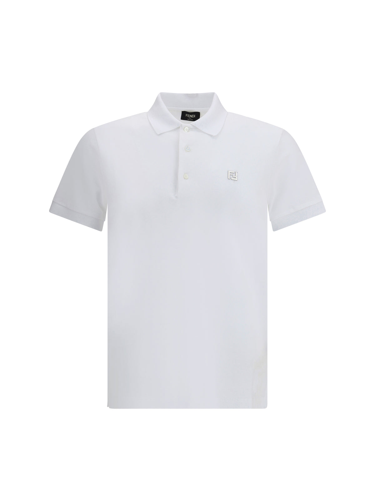 Fendi Cotton Polo - White