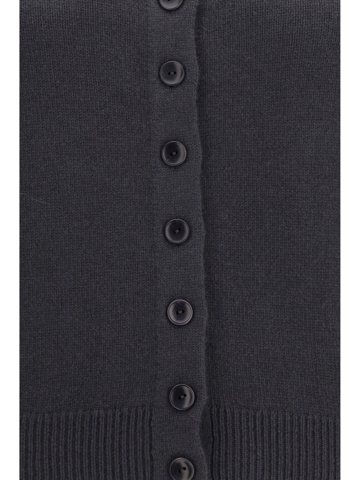 Lemaire Reversible cashmere button Sweater - Stone