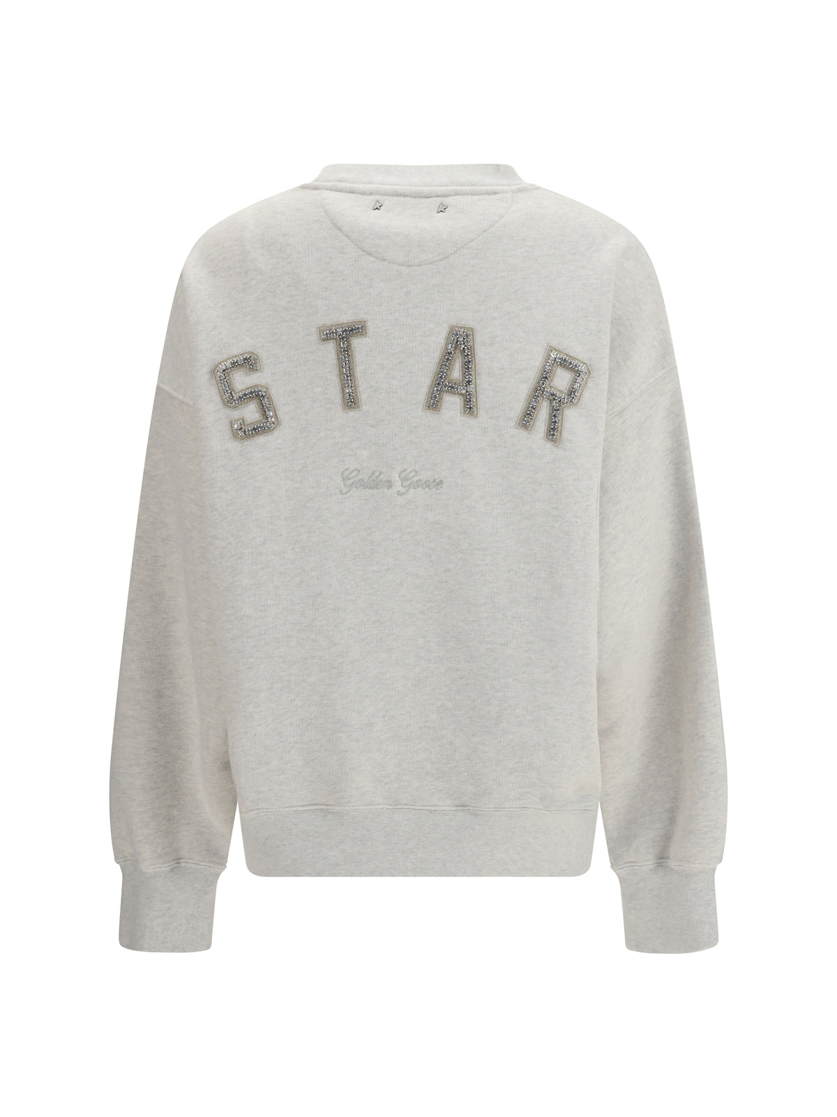 Golden Goose Unisex Star Sweatshirt in cotton - Vintage Gray Melange