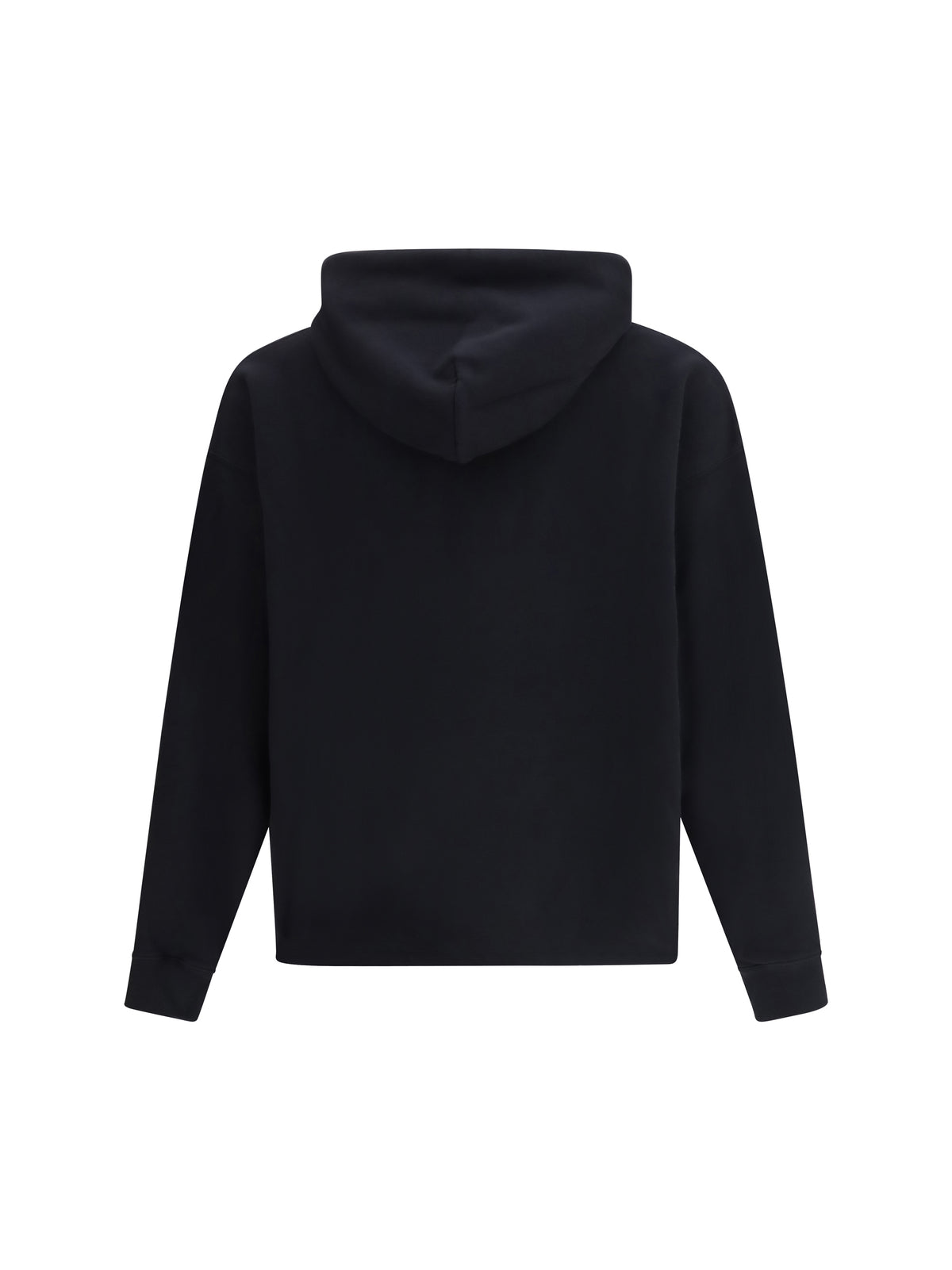 Off-White Cotton Hoodie - Black