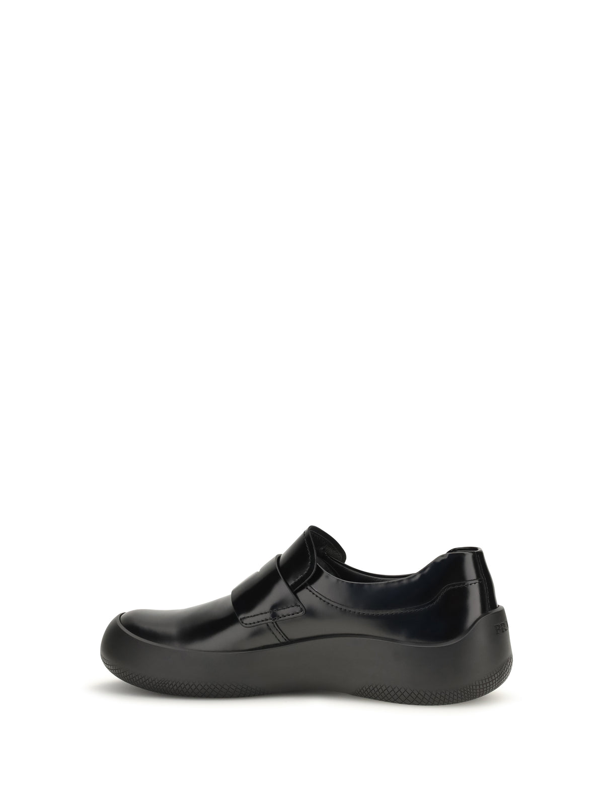 Prada Leather Loafers - Black