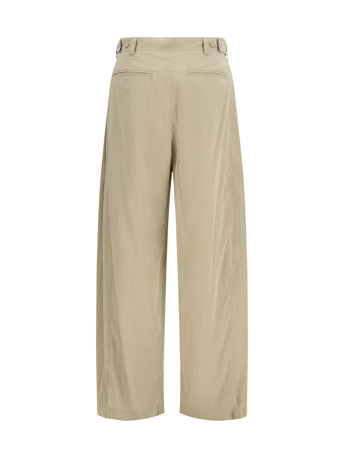 The Row Iven silk and nylon Pants - Beige