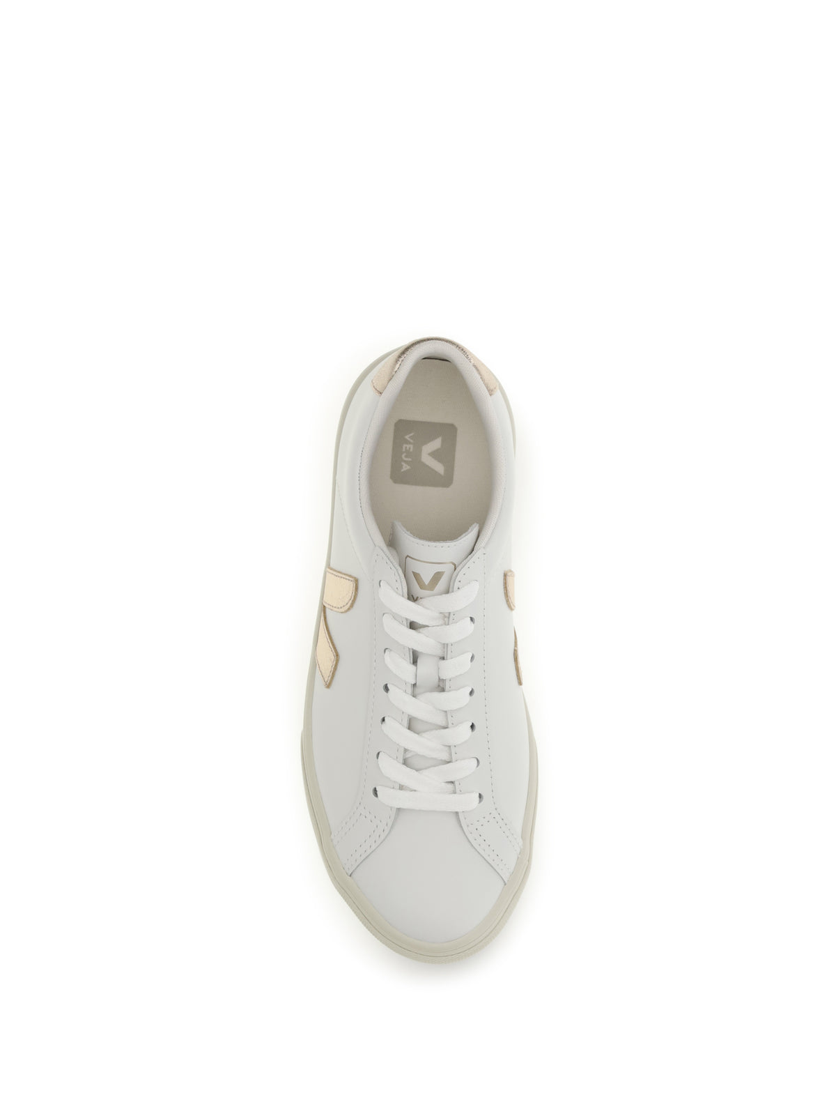Veja Esplar logo leather Sneakers - Extra-White_Platine