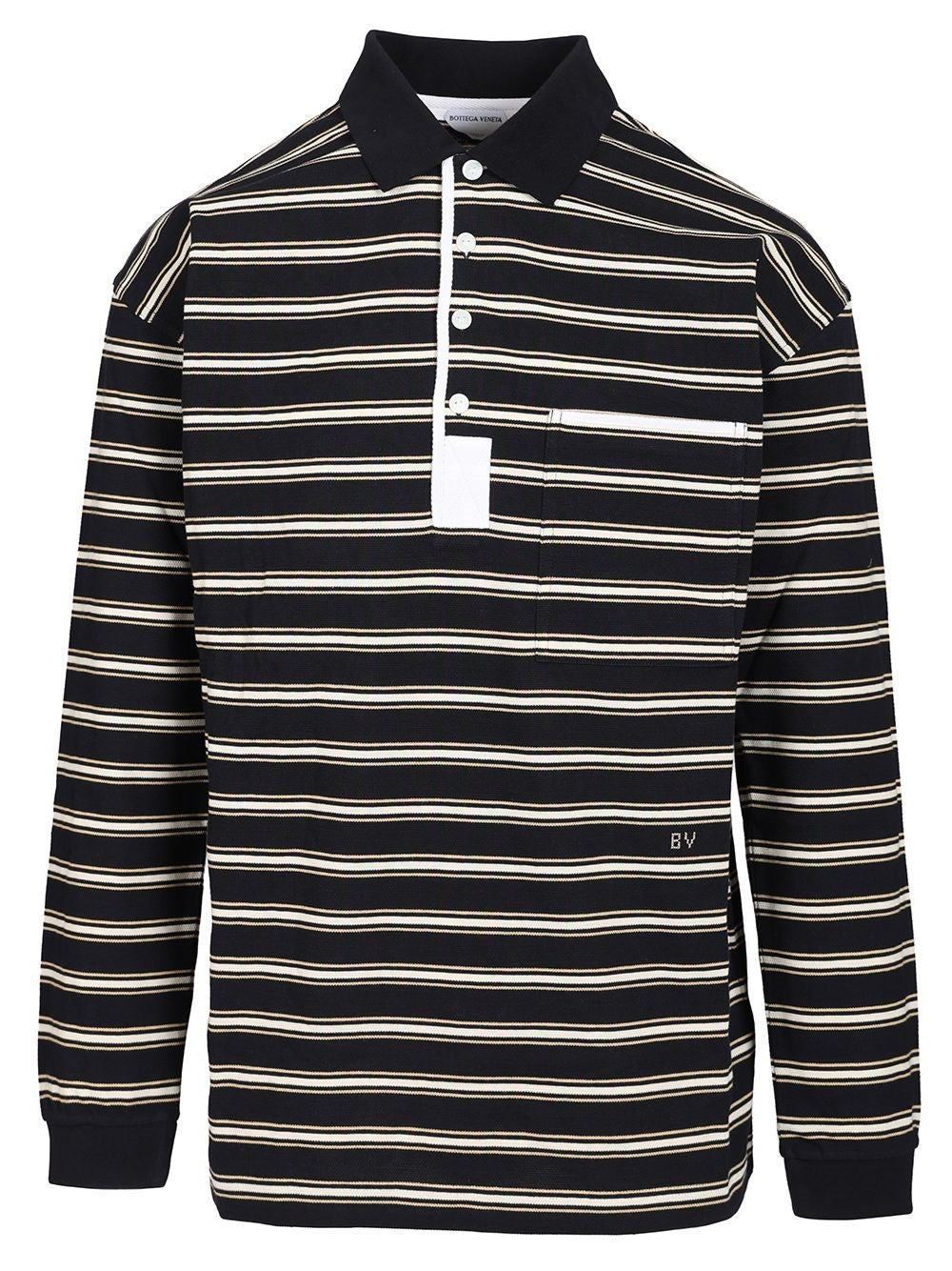 Bottega Veneta Striped Polo Shirt - Multi