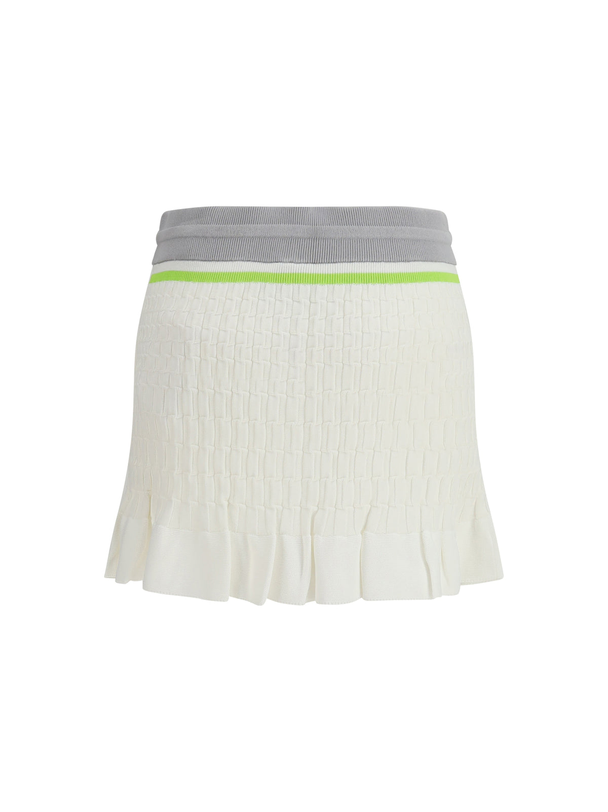 Casablanca Tennis Mini Skirt - White