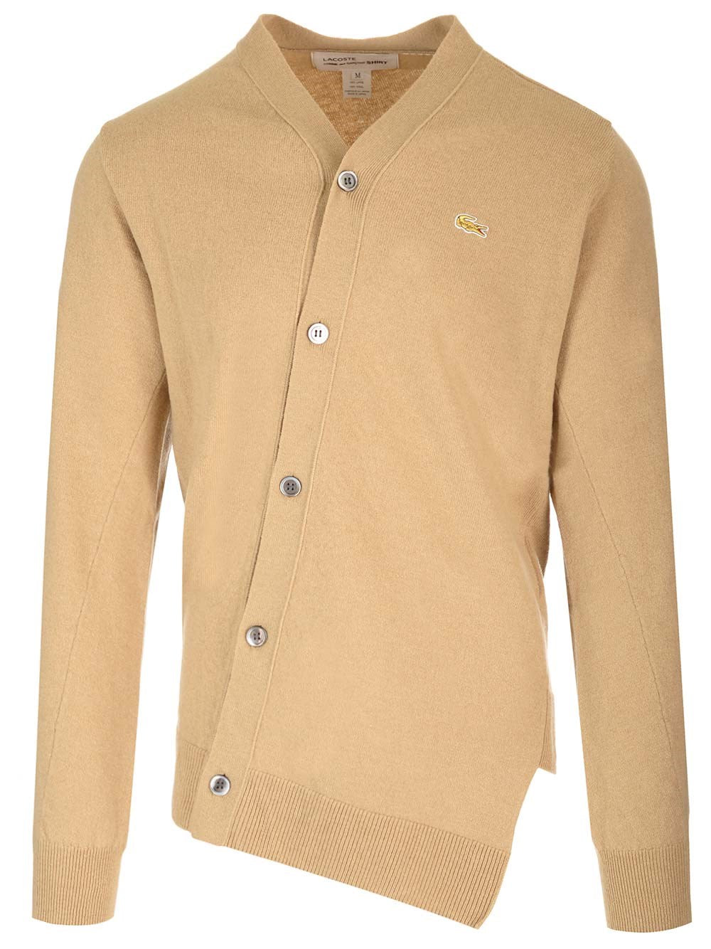 Comme Des Garcons Shirt Beige Cardigan X La Coste