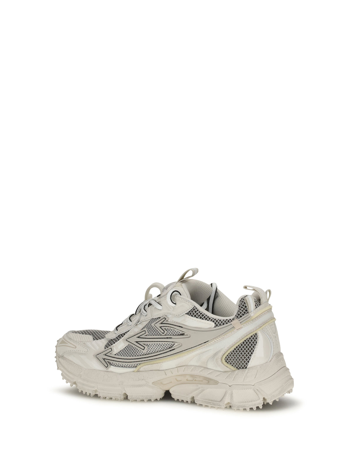 Off-White Be Right Back Worn Out Sneakers - Beige/ Grey