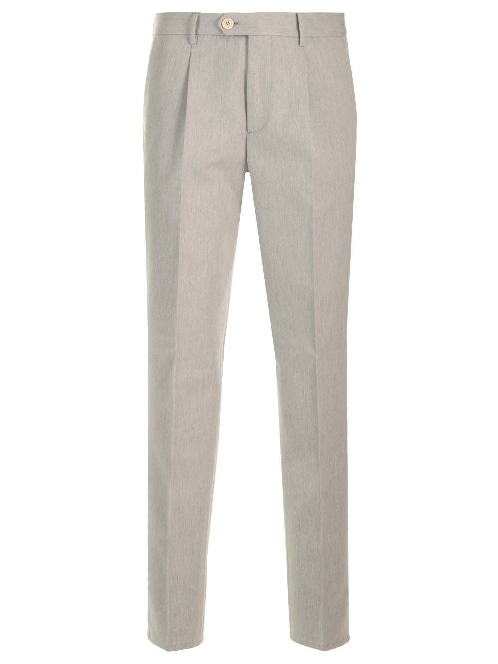 Brunello Cucinelli Leisure Fit Trousers - Grey