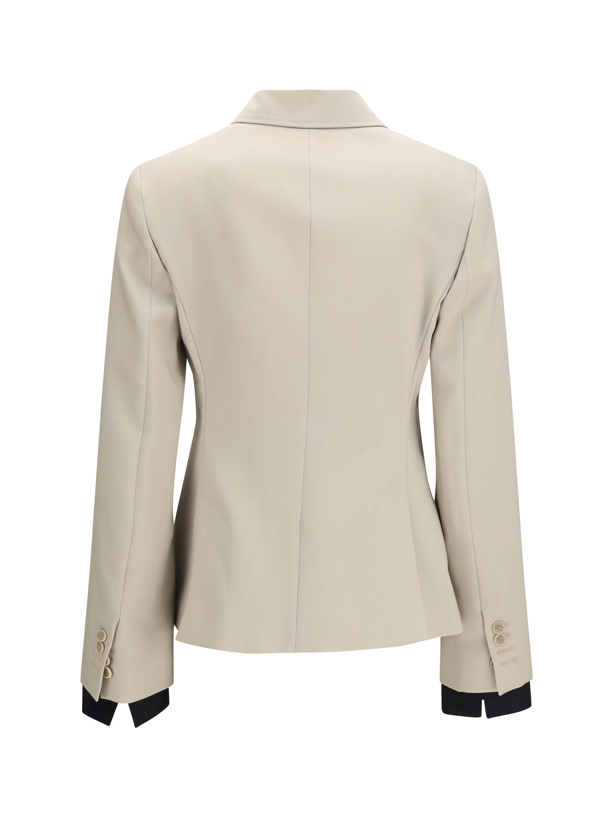 Max Mara Placido double-breasted Blazer in wool, mohair, and silk - Beige