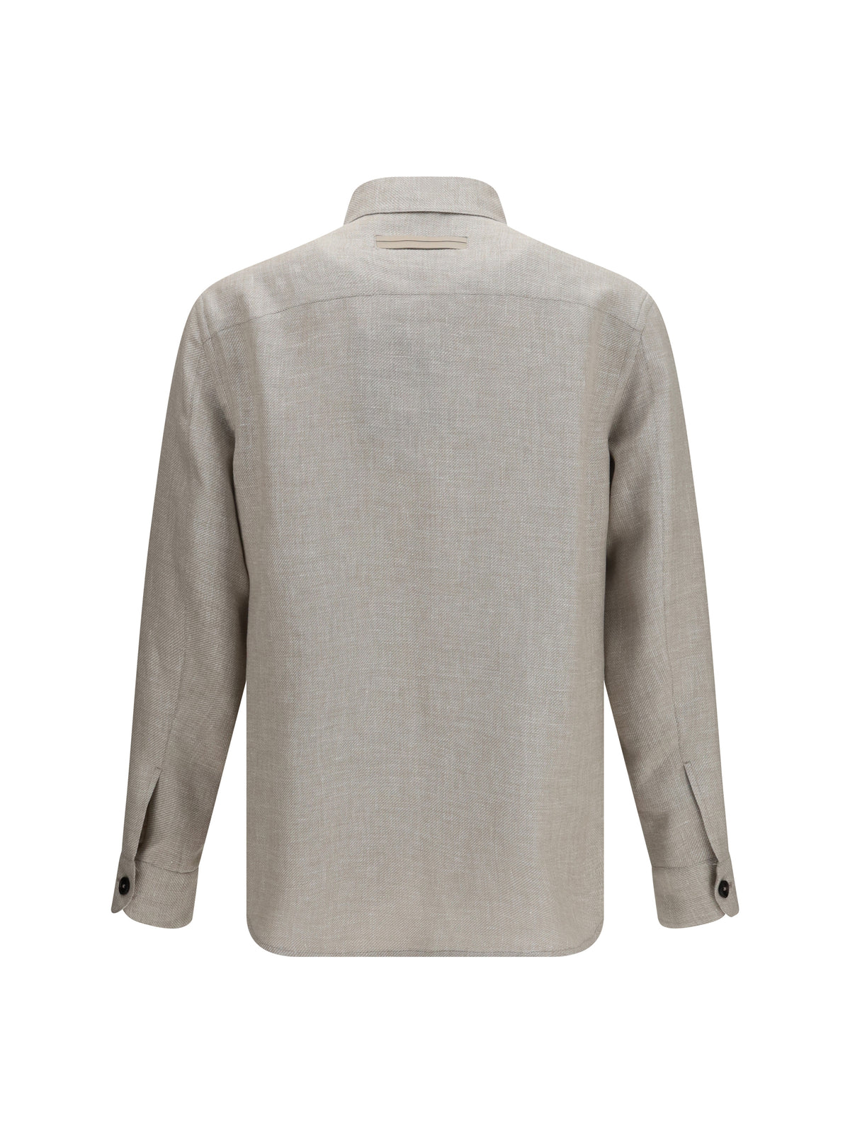 Zegna Cashmere, linen, and silk Overshirt - 054