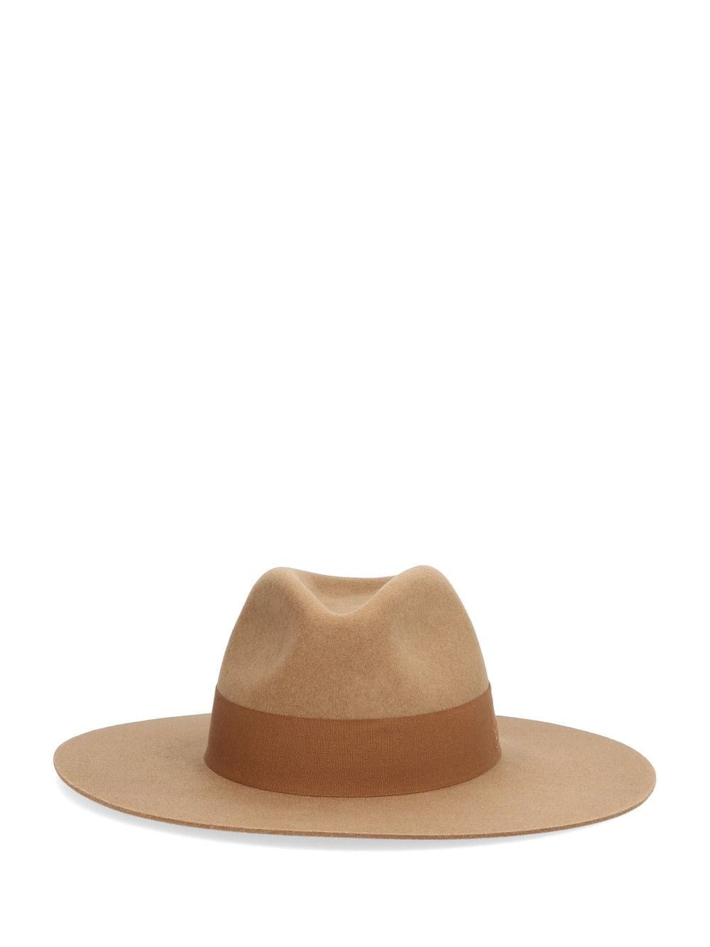 Golden Goose Pure Wool Fedora Hat - Brown