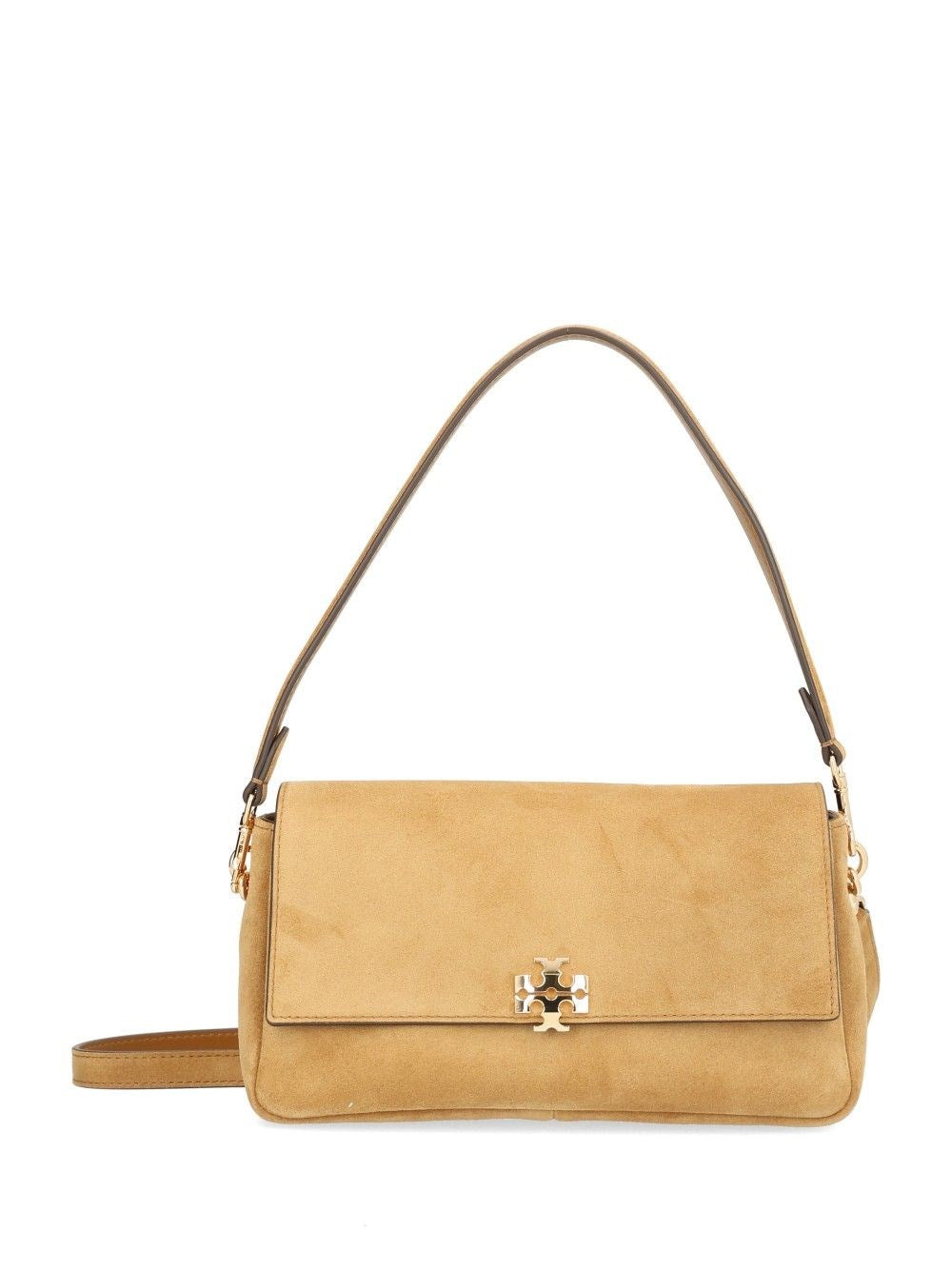 Tory Burch Small "Charlie" Bag - Beige