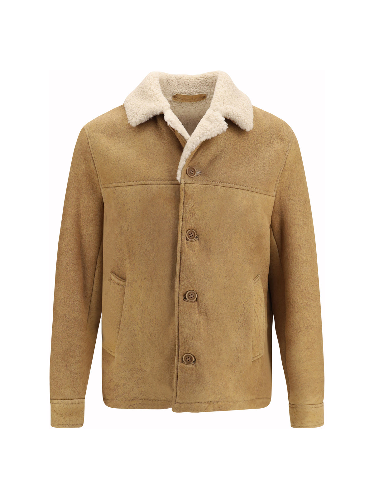 Salvatore Santoro Leather Jacket - Caramel/Beige